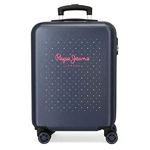 Produktbild: Pepe Jeans Molly Kabinenkoffer Mehrfarbig 38x55x20 cms Hartschalen ABS Kombinationsschloss 34L 2,6Kgs 4 Doppelräder Handgepäck, Metallisch