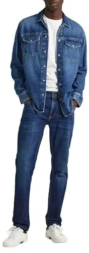 Produktbild: Pepe Jeans Tapered Jeans für Herren, Blau (Denim-CT3), 34W / 32L