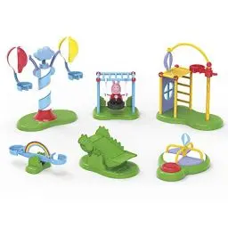 Produktbild: Peppa Pig Peppa’s Adventures Peppas Ballonpark Vorschulspielzeug, mit 6 Accessoires und Peppa Wutz Figur, ab 3 Jahren, F2399, Multi