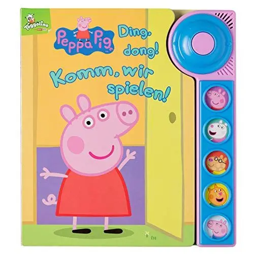 Produktbild: Peppa Pig - Ding, dong! Komm, wir spielen! - Soundbuch: Tönendes Buch