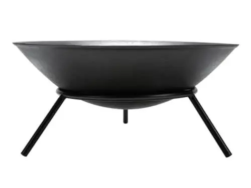Produktbild: Perel Feuerschale, Untergestell, 3 Füße, rund, 26 x Ø 56 cm, Gusseisen, Schwarz