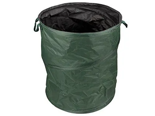 Produktbild: Perel Gartenabfallsack, faltbar, 150 l, Griffe, dunkelgrün/schwarz, wasserabweisend