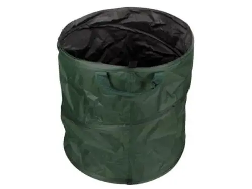 Produktbild: Perel Gartensack, faltbar, 85 l, Griffe, dunkelgrün/schwarz, wasserabweisend