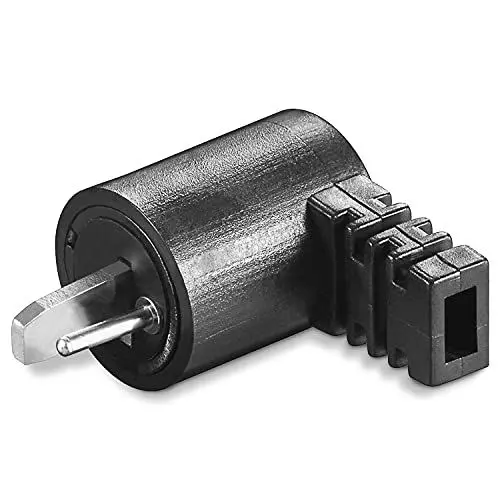 Produktbild: PerfectHD Lautsprecherstecker | mit Schraubanschluss | Gerade Schraubbar Knickschutz 2,2 mm | Boxen Audio Adapter Kabelanschluss Lautsprecher Stecker | Schwarz | 1 Stück