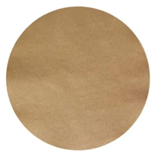 Produktbild: Pergamentpapier Blätter zum Backen rund 23 cm 200 Stück ungebleichtes Backpapier für Ofen antihaftbeschichtet Anwendungen zum Backen von Keksen, Brot, Fleisch, Pizza, Toaster Ofen