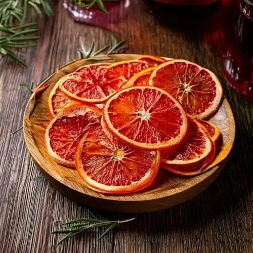 Produktbild: Natürliche Getrocknete Blutorangenscheiben 500g | Zuckerfrei, Vegan, Ohne Zusatzstoffe | 100% Frucht Trockenobst | Vitaminreicher Natürlicher Snack & Backzutat