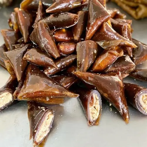 Produktbild: Premium Turkish Delight 300 g, Gourmet Vegetarisch Speziale Türkischer Art, Erleben Sie den Exquisiten Genuss von Turkische Delight (Muska-Pestil Mit Haselnusscreme)