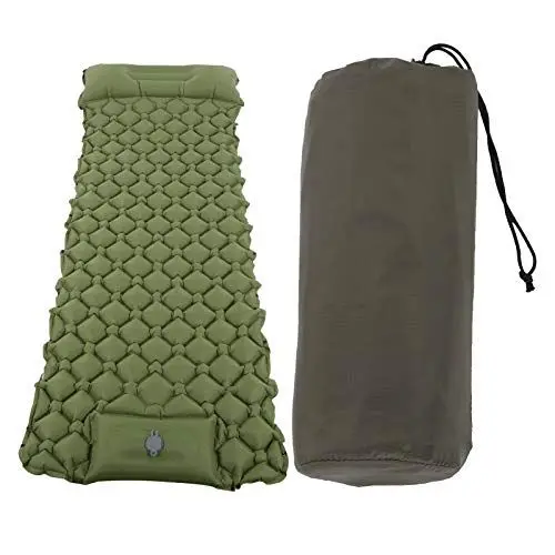 Produktbild: Gigicial Leichtes Wander- und Rucksack-Luftbett, selbstaufblasende Schaumstoff-Camping-Isomatte, Rucksack-Isomatte, Camping-Matratze