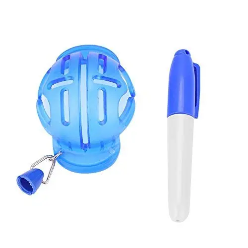 Produktbild: PerGar Golfball-Markierungsstift, Golfball-Linienmarkierungswerkzeug, Golfball-Ausrichtungsmarkierungswerkzeug, Golfball-Liner-Linienmarkierungs-Zeichnungsschablon (Blau)