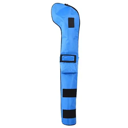 Produktbild: PerGar Golfschlägertasche, Tragbare Nylon-Golftasche, wasserdichte Kleine Golftasche für Kinder, Weiche, Faltbare Golfschlägertasche, für das Übungstraining Im Freien(Blau)