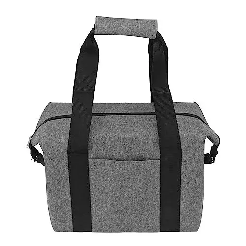 Produktbild: PerGar Kühltasche, Große Faltbare Kühltasche, Isolierte Mini-Strandkühler, Weiche Lunch-Taschenbox, Tragbarer Reisekühler, Großer Auslaufsicherer Camping-Kühler für Reisen, Auto, (Groß:
