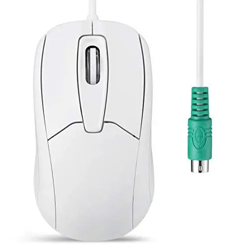 Produktbild: Perixx PERIMICE-209 P Kabelgebundene optische PS2 Maus - 1000 DPI - weiß