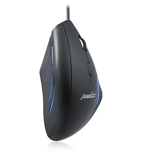 Produktbild: Perixx PERIMICE-508 Programmierbare Ergonomische Maus -Vertikal - Schnurgebunden - 1000/1600 dpi - Ideal gegen Maus-und Tennisarm