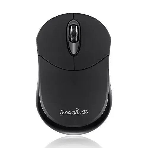 Produktbild: Perixx PERIMICE-802 Wireless Bluetooth Maus - für Windows und Android PC und Tablet - 3 Tasten - Kabellose Bluetooth 3.0 Technologie, Schwarz-Matt