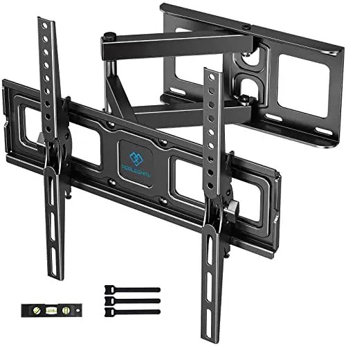 Produktbild: PERLESMITH TV Wandhalterung, Schwenkbare Neigbare TV Halterung für 26-60 Zoll Flach & Curved Fernseher oder Monitor bis zu 40kg, max.VESA 400x400mm