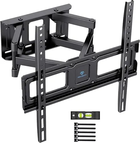 Produktbild: PERLESMITH TV Wandhalterung, Schwenkbare Neigbare TV Halterung für 26-70 Zoll Flach & Curved Fernseher oder Monitor bis zu 45kg, max.VESA 400x400mm