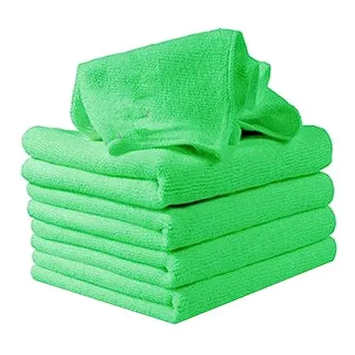 Produktbild: PERSELOSO 16stücke Polyester Gesichtsreinigungstücher Tragbare Reisehandtücher Quadratische Handtücher Saugfähige Handtücher Grün