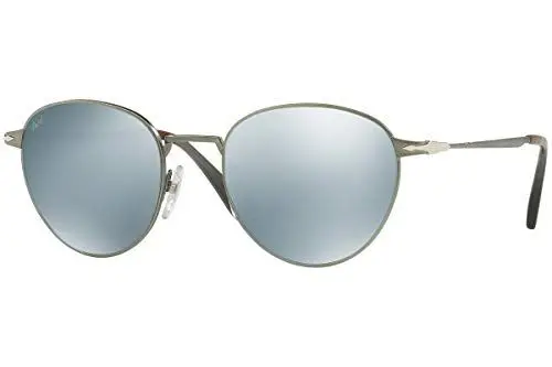 Produktbild: PERSOL Herren 0Po2445S 105830 52 Sonnenbrille, Grau (Demi Gloss Gunmetal/Lightgreenmirrorsilver)