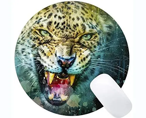 Produktbild: Personalisierte Mauspads, Leopardkatze Raubtierjäger Mousepad Rutschfester Gummi