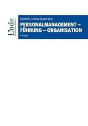 Produktbild: Personalmanagement - Führung - Organisation (Linde Lehrbuch)