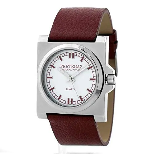 Produktbild: Pertegaz Quarzwerk Analoguhr PDS-018/M Braun