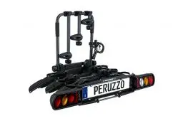 Produktbild: Peruzzo 708/3 Pure Instinct 3 Fahrradträger Anhängerkupplung 3 Fahrrad, schwarz, 100 x 80 x 70 cm