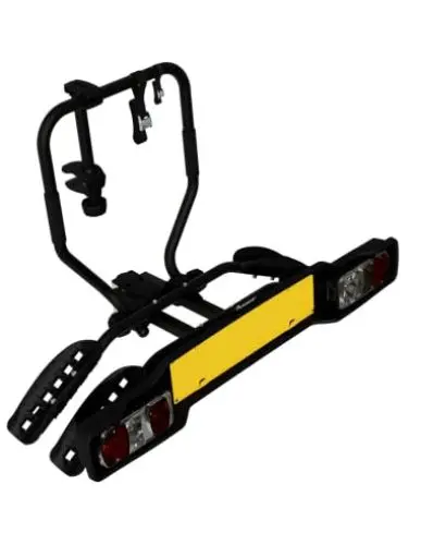 Produktbild: Peruzzo Siena Fahrradträger Anhängerkupplung 2 Fahrräder 669N schwarz, Extra breit