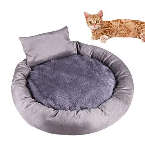 Produktbild: PETCUTE Katzenbett Rund Hundebett Hundekorb für kleine Hunde Haustierbett maschinenwaschbar