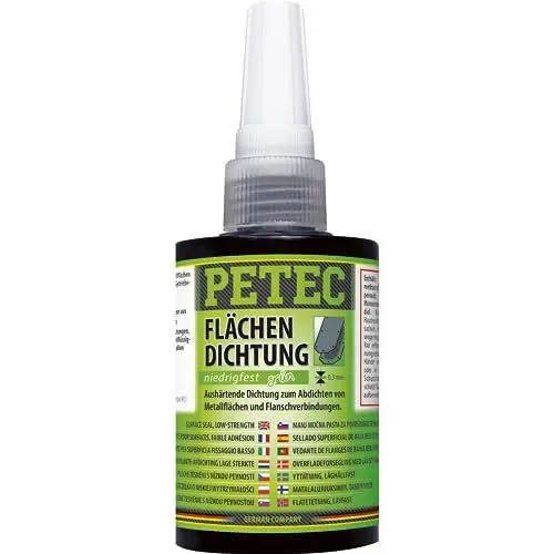 Produktbild: PETEC Flächendichtung niedrigfest Dichtmittel für Metall KFZ Dichtung hitzebeständig 75 ml Pressbox für Karosserie, Getriebe, Wohnwagen 97075