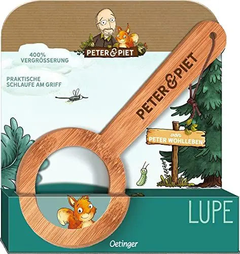 Produktbild: Peter & Piet Bambus-Lupe: 400% Vergrößerung