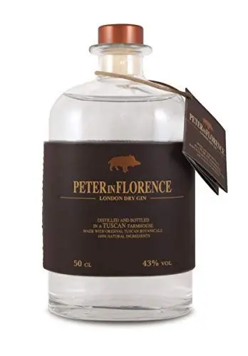 Produktbild: Peter in Florence London Dry Gin, klassischer Gin mit blumigen Düften: Iris und Wacholder, destilliert in Florenz - 500 ml