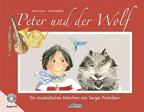 Produktbild: Peter und der Wolf (Bilderbuch mit CD): Ein musikalisches Märchen von Sergei Prokofjew
