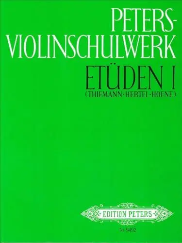 Produktbild: Peters-Violinschulwerk: Etüden I