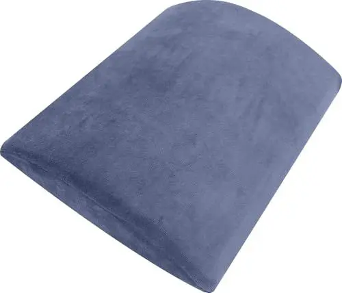 Produktbild: PETEX Lendenkissen 30 x 24 x 6 cm grau - Auto Stützkissen LWS Rückenkissen