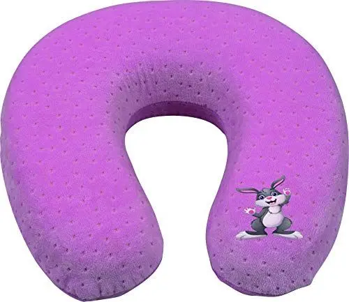 Produktbild: Petex 44490022 Nackenrolle, Velours, 29 x 28 cm, mit Logo, pink