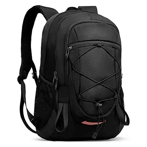 Produktbild: Petfu Rucksack Herren Wanderrucksack 40L Tagesrucksack Wasserdichter Groß Laptop Rucksack 15.6-17 Zoll für Business, Schule, Radfahren, Wandern und Sport（Schwarzer）