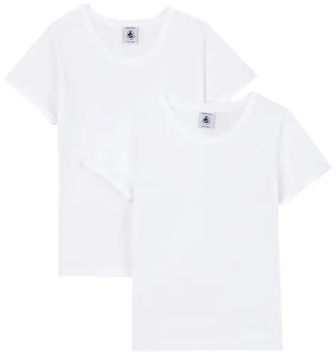 Produktbild: Petit Bateau Mädchen A0AAB T-Shirt, Variante 1, 12 Jahre (2er Pack)