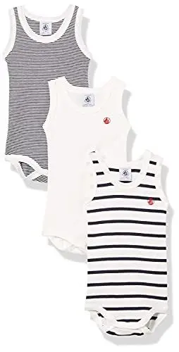 Produktbild: Petit Bateau Unisex BabyÄrmelloser Body (3er Pack) , Variante 1, 24 Monate
