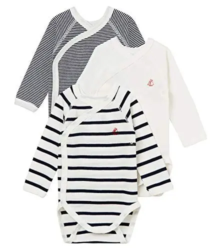 Produktbild: Petit Bateau Unisex BabyLangarm-Body für Neugeborene (3er Pack) , Variante 1, Verfrüht