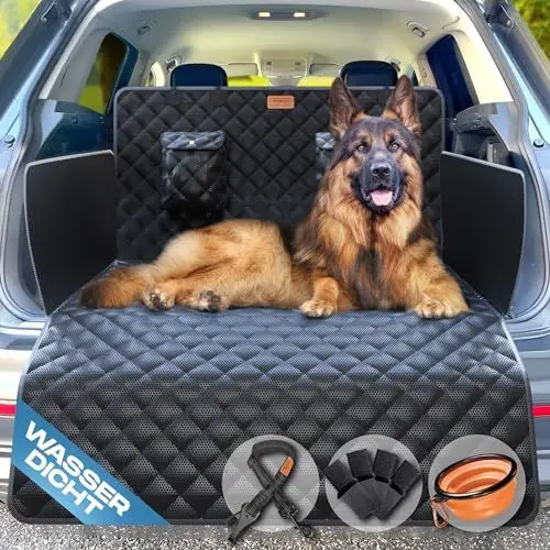 Produktbild: PetKing Premium Kofferraumschutz Hund Hundedecke Auto Kofferraum Schutzmatte Hundebett Hundematte Hundeschutz Kofferraumschutz SUV