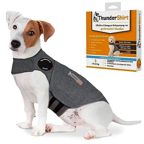 Produktbild: Petlife Thundershirt Hundemantel, Größe S, grau