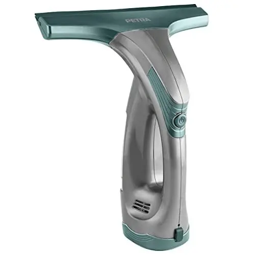 Produktbild: Petra PF0749VDEEU10 Kabelloser Fenstersauger - Dry and Clean, wiederaufladbarer 3,7-V-Akku, leichter Fensterreiniger, 60-ml-Tank, verwendbar bis zu 38 min, für Kondenswasser auf Duschen/Fliesen