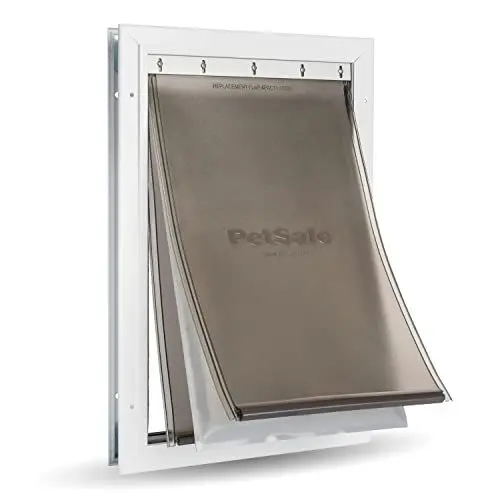 Produktbild: PetSafe Aluminium-Haustiertür für extremes Wetter, Mit zusätzlicher Isolierung, Für Haustiere bis 100 kg, Größe L