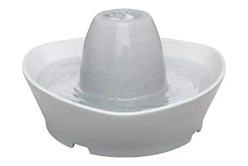 Produktbild: PetSafe Keramik-Trinkbrunnen Streamside, Für Katzen und kleine Hunde geeignet, Leiser Betrieb, 1,8 L Wasserkapazität
