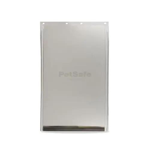 Produktbild: PetSafe Medium-Ersatztür, braun, ungiftig, wetterbeständig, Magnetverschluss, Größe M, Kundendienst in den USA, Haustiertür