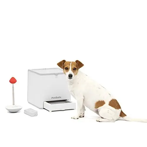 Produktbild: PetSafe Teach und Treat Ferngesteuerter Belohnungstrainer für Hunde, Training und Positive Verstärkung, 4 D Batterien nötig, Grau
