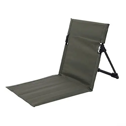 Produktbild: PETSTIBLE Klappbare Sonnenliege, Strandmatte, faltbar, leicht, Outdoor-Sonnenliege, Sitze, verstellbare Rückenlehne, Metallrahmen, Grün, 40cm