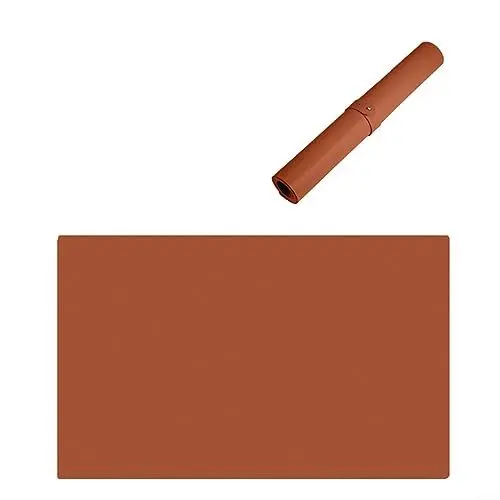 Produktbild: PETSTIBLE Tischmatte Camping Holzrolle Tischmatte PU Leder Hitzebeständige Holz Schreibtischunterlage Waschbar Wasserdicht Küche Esszimmer Tischsets