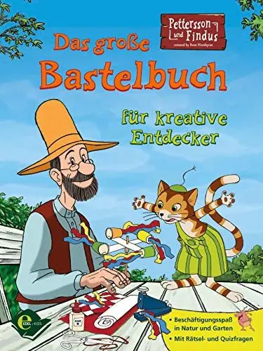 Produktbild: Pettersson und Findus: Das große Bastelbuch für kreative Entdecker: Kreative Bastelideen für Kinder ab 4 Jahren