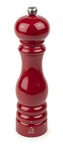Produktbild: PEUGEOT - Pfeffermühle Paris u‘Select 22 cm - 6 voreingestellte Mahlgrade - Aus PEFC-zertifiziertem Holz - Passionsrot lackiert